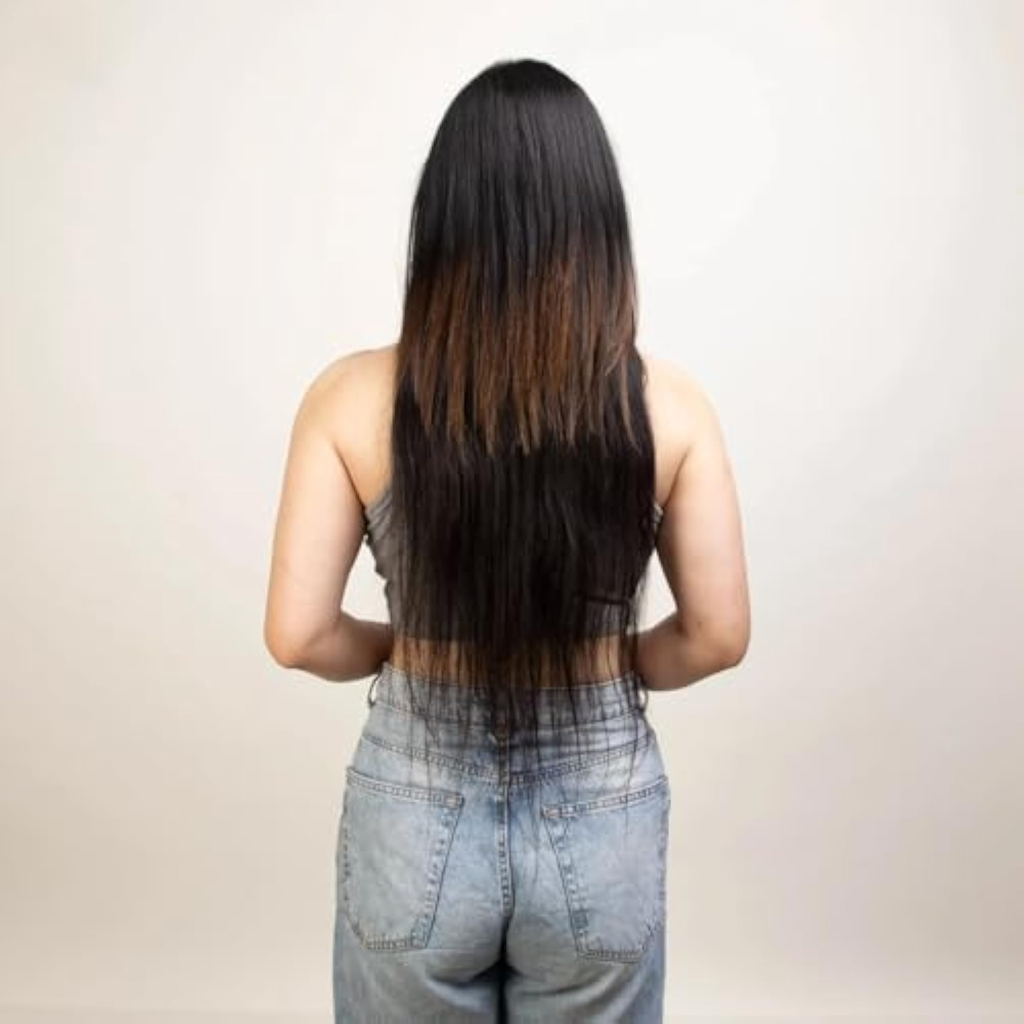 100% Natural Human Hair Volumizer with 5 Clips