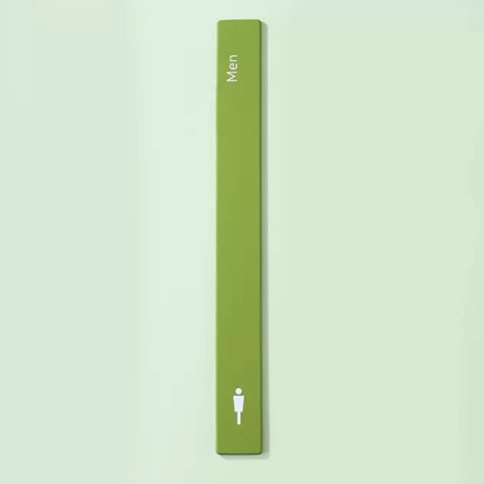 VNVFJKLO restroom sign, Men and Women Aluminum Alloy Bathroom Sign Decor, Toilet Signage for Offices, Businesses, and Restaurants(D)