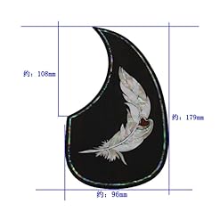FLFL Guitare Acoustique Pickguard Palissandre Incrusté d’un Motif De Coque Décoré Autocollant Pick Guard Autocollant… - Les Beatles, Paul McCartney, John Lennon, RIngo Starr, George Harrison FLFL Guitare Acoustique Pickguard Palissandre Incrusté d'un Motif De Coque Décoré Autocollant Pick Guard Autocollant… – Image 2