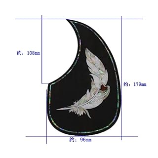 FLFL Guitare Acoustique Pickguard Palissandre Incrusté d’un Motif De Coque Décoré Autocollant Pick Guard Autocollant… - Les Beatles, Paul McCartney, John Lennon, RIngo Starr, George Harrison FLFL Guitare Acoustique Pickguard Palissandre Incrusté d'un Motif De Coque Décoré Autocollant Pick Guard Autocollant… – Image 2
