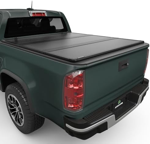 AUTOSAVER88 Hard Tri-Fold Tonneau Cover for 2015-2026 Colorado/Ca...