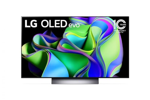 LG OLED48C31LA Téléviseur OLED Evo, 121 cm (48 '), Smart TV, cinémaker Mode, 120 Hz, modèle 2023
