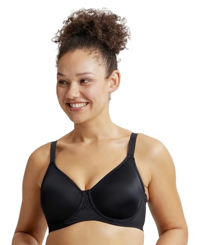 Image of Jockey 1855 Women Under-Wired Non-Padded Soft Touch Microfiber Elastane Stretch Full Coverage Minimizer Bra with Broad Wings