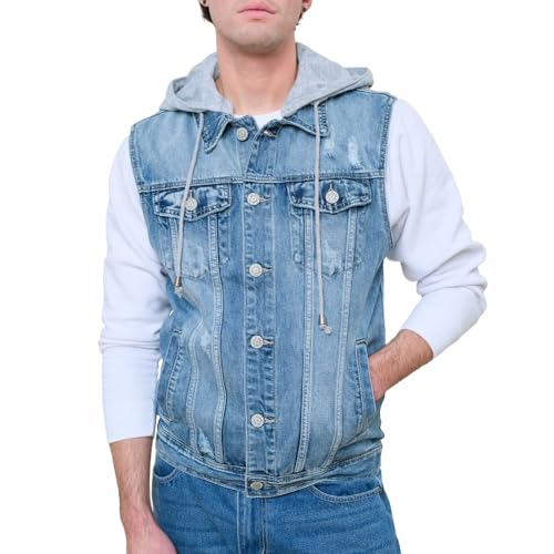Image of VICTORIOUS Rocker Denim Jean Vest Jacket