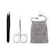 Produktbild Ithyes Pinzette, Augenbrauen Pinzette Set, Augenbrauenschere, Präziser Schräger Pinzette Edelstahl Pinzette für Eingewachsene Haare und Augenbrauen 2er-Set