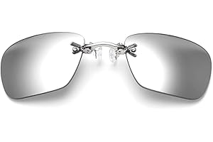 Retro Clip On Nose Rectangular Sunglasses Matrix Morpheus Movie Rimless