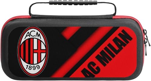 Switchケース ACミラン ゲーム機収納袋 おしゃれ 大容量 収納バッグ ゲームカード20枚収納 全面保護 旅行用 持ち運び便利 プレゼント