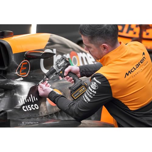Perceuse visseuse à percussion sans fil DCD85MM2T Dewalt 18V 2x 4 0 Ahet chargeur en tstak McLaren - vue 7