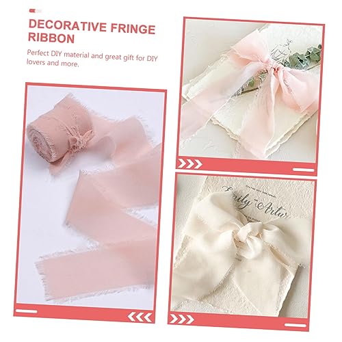 Rubans à franges mariage Operitacx lot de 6 rouleaux pour bouquets