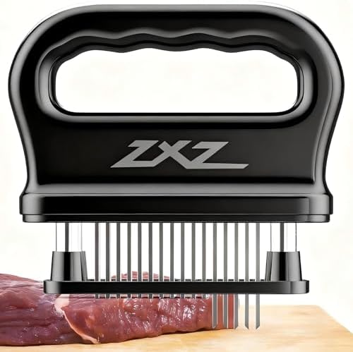 ZXZ Meat Tenderizer, 48 Stainless Steel Sharp Needle Blade, Heavy...