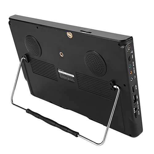 TV Digital Portátil Analógica/Digital/ATV 12 Polegadas, Reprodutor de Televisão DVB-T/T2, para Autoc