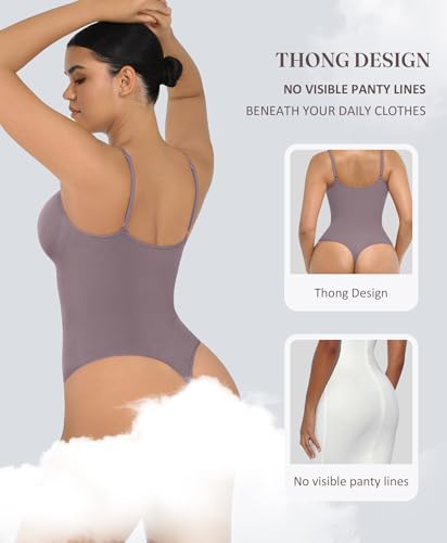 Image of FeelinGirl Shapewear Bodysuit Tummy Control for Women Seamless Body Shaper