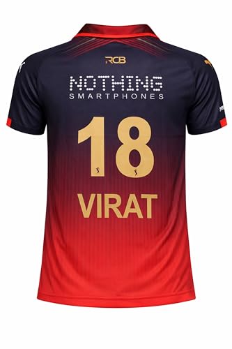 Image of New RCBB Jersey 2026 Cricket Virat Jersey for (Boys,Men,Kids)