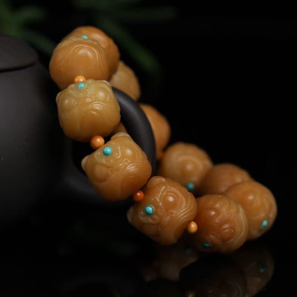 Bracciale Bodhi con Perline Squisito Leone Danzante