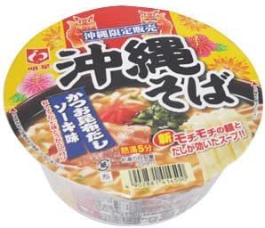 明星　【沖縄限定発売】沖縄そば(かつお昆布だしソーキ味)12個セット