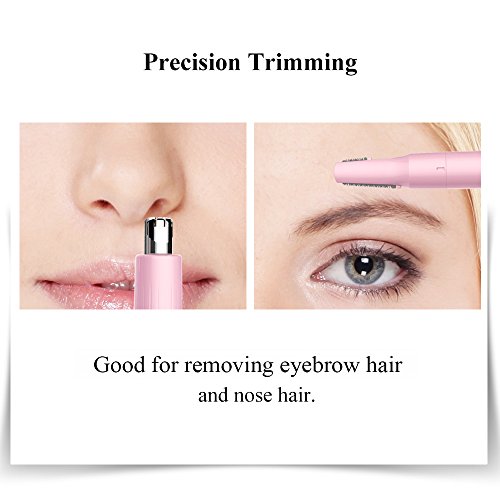 TOUCHBeauty Tagliapeli Sopracciglia Donna,Epilatore Rifinitore di Precisione per Naso, Orecchie, Sopracciglia, Bikini… - immagine 10