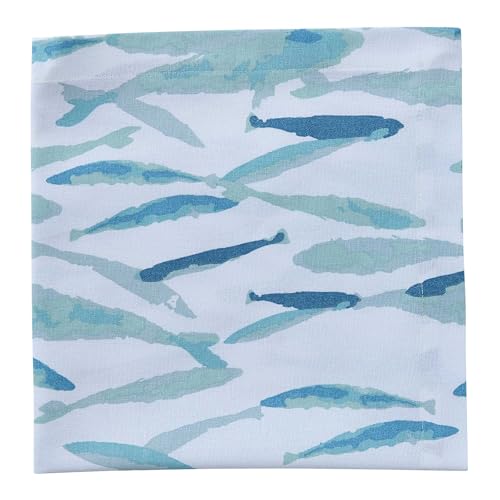 Servilletas de tela cuadradas azules pack de 4 miniatura 2