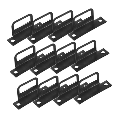 Image of ULTECHNOVO 100pcs Type Metal Picture Frame Hooks Easy to Install Hangers for Photos Artwork Mirrors and Decorations Picture Hanging Hardware for Home Decor