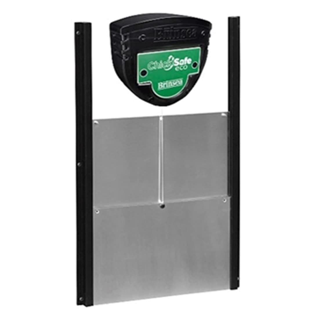 Puerta automática gallinero BRINSEA Chicksafe Eco + Puerta de Aluminio. Gallinas Felices y a Salvo de Depredadores