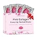Joynest 30 Pieces Pink Gel Collagen Lip Mask Crystal Lip Pads For Moisturizing, Anti-Wrinkle, Anti-Aging, Firms & Hydrates Lips (Pink)