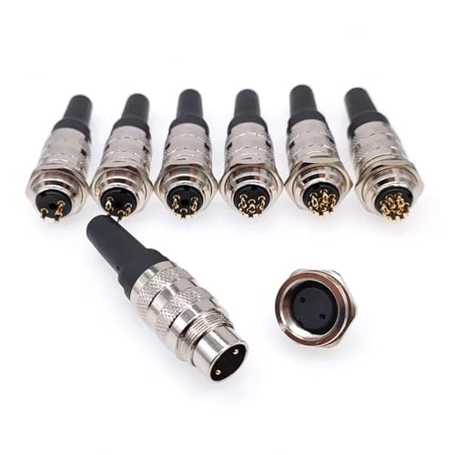 Conector de sensor M16 J09 para instalaciones industriales de 2 pines