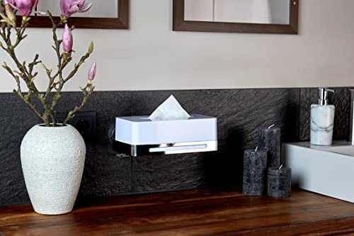 WENKO Contenitore salviette cosmetiche in acciaio