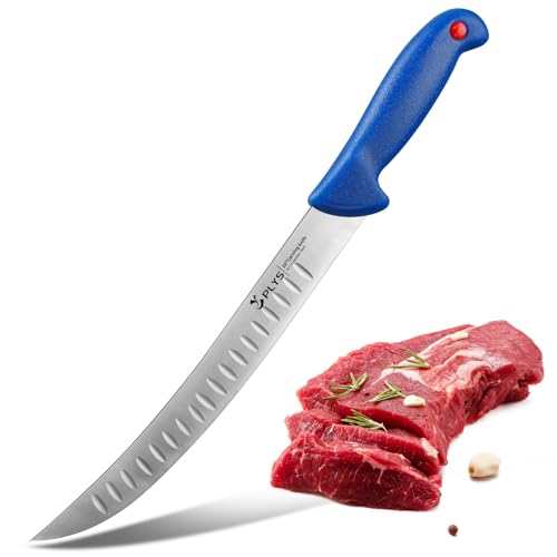 Plys Couteau Jambon Cru et Kebab: 26cm Couteau Boucher Cuisine Couteaux Filet de Sole Professionnel