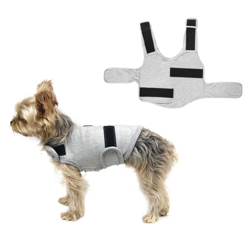 Dog Anxiety Jacket Calming Coat Thunder Dog Wrap Anxiety Relief Shirt Vest with Reflective Strip for Pets Keep Calming Comfort Stress Relief Fireworks Thunder Storm