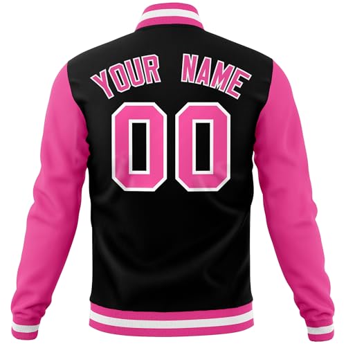 KXK Custom Baseball Varsity Jacket Lightweight Bomber Coats Personalized Stitched Text Logo for Men Women Youth2