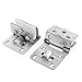 Aexit Bathroom Glass Fall Protection Door Adjustable Clamp Clips Hinge Safety Clips 10mm 2pcs