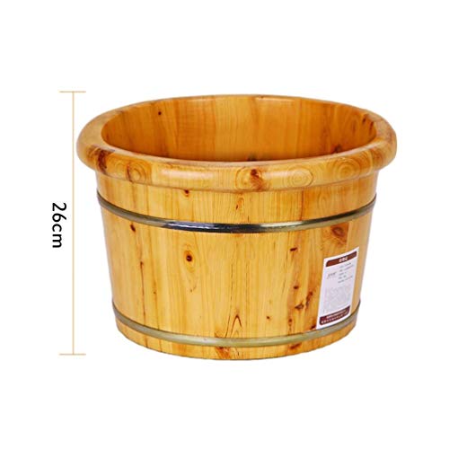 Spa de pies en barril de madera para pedicura miniatura 6