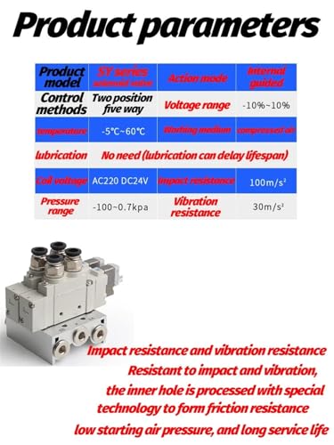 Distributeur SY5120 vanne électromagnétique pneumatique 6 stations