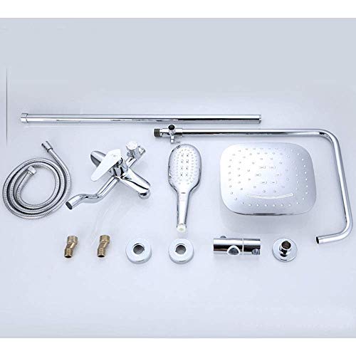 Mitigeur ensemble de douche inverseur double sortie plafond ou mur - 4
