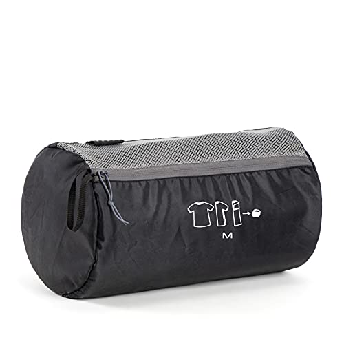 Tripole Polyester Organizer Packs - Cylindrical Shaped for Rucksacks - Set of 6|Black, 15 x 20 cm 3 41uVpVDbaSS