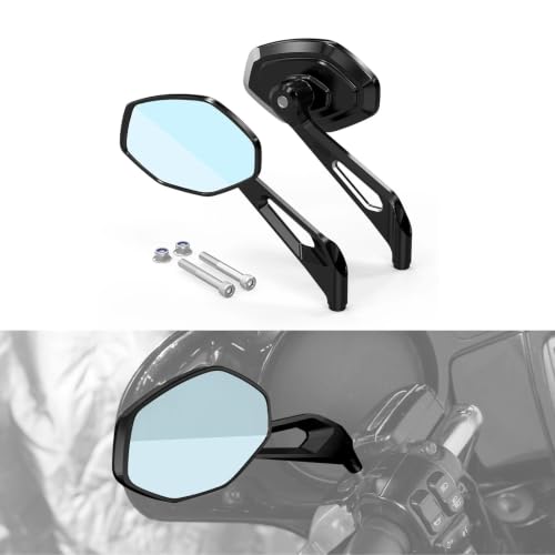 Retrovisores moto para FXSTSB 1995-1997 y Blackline FXS espejo ajustable 2