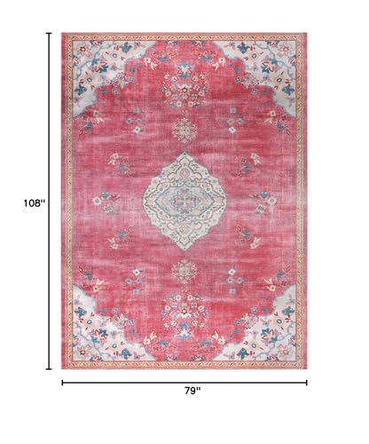 Alfombra Beverly Rug Boho Antideslizante 6x9 miniatura 2