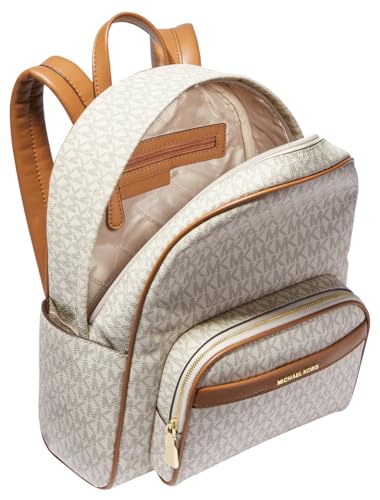 Michael Kors Women's Bex Medium Backpack, Vanilla/Acorn2