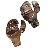 Haiqings Mittelalterliche Steampunk-Armschutz-Boxhandschuhe für Herren, Retro-Armband, Boxhandschuhe, Ärmel, Ritter-Armmanschette, Schnallenriemen, Rüstung, Bogenschütze, Cosplay-Zubehör, Geschenk