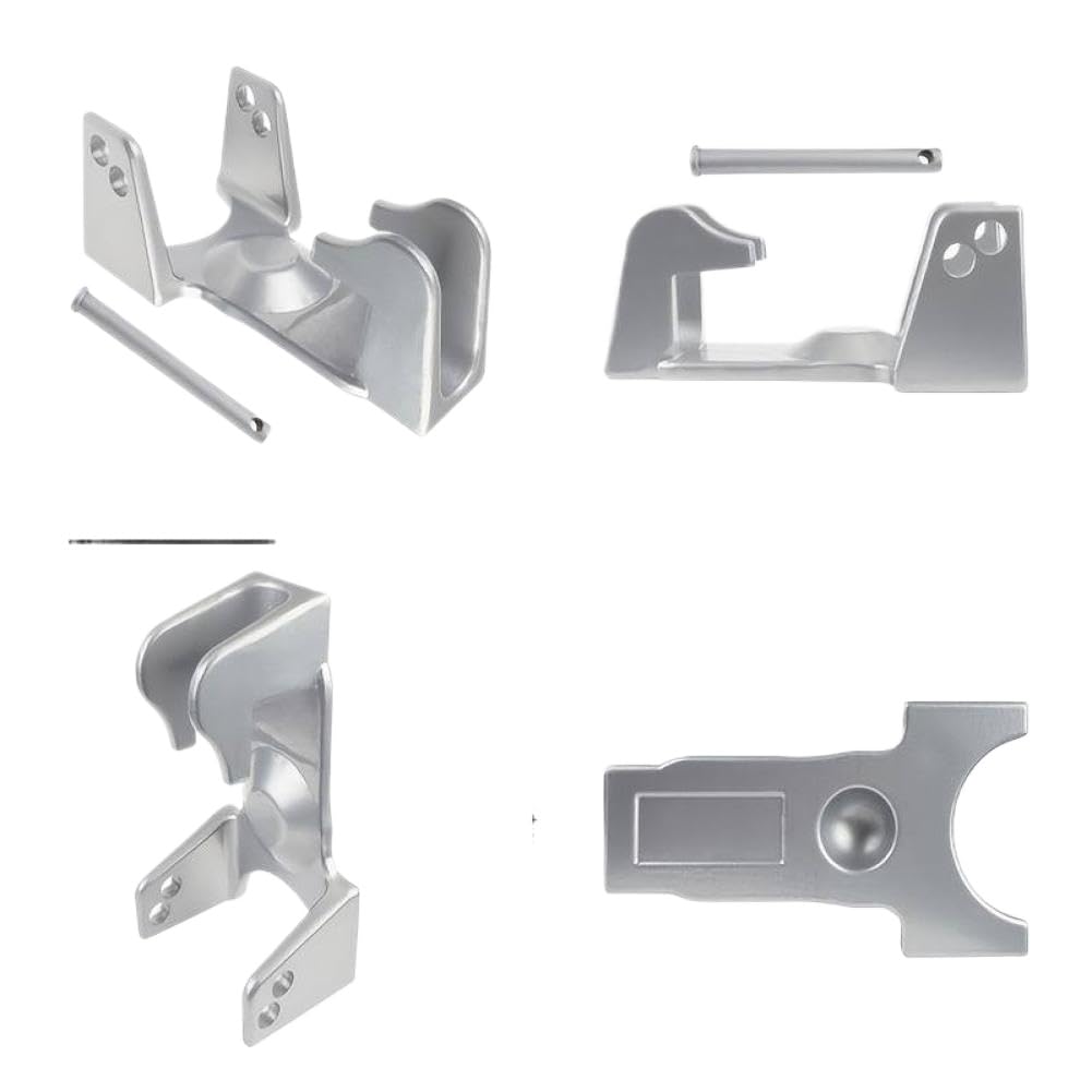 Schwanenhalskupplungsschloss TL-50-Kupplungs-Anhängerschloss, kompatibel mit schweren Anhängern, Viehtransportern und Wohnmobilen(Silver)