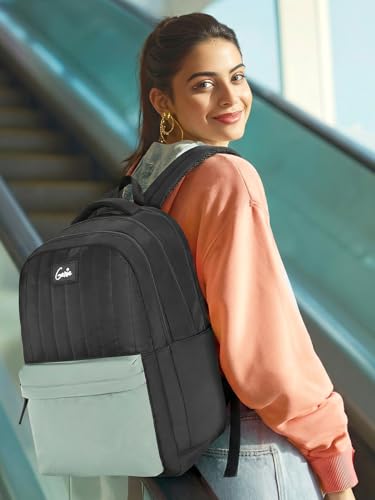 Image of Genie 19 inch Laptop Backpack for Women & Girls | Spacious Office, College & Travel Bag | Water Resistant, Multi-Compartment with Padded Laptop Sleeve