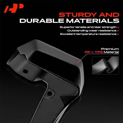 Image of A-Premium Mud Flaps Compatible with Honda | for Honda Civic 2017-2019 Sedan, No Drilling Required Mud Guards with Hardware Accessories, Set of 4 Front Rear