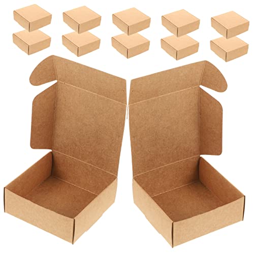 Holibanna Caja De Papel Kraft Para Jabón Contenedor De Vintage Para Fiestas y Embalaje De Medidas