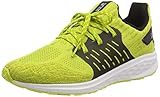 robuste Gummi-Außensohle Jack Wolfskin Herren Coogee Knit Low Sneaker, Gelb (Green Lime 4038), 45 EU