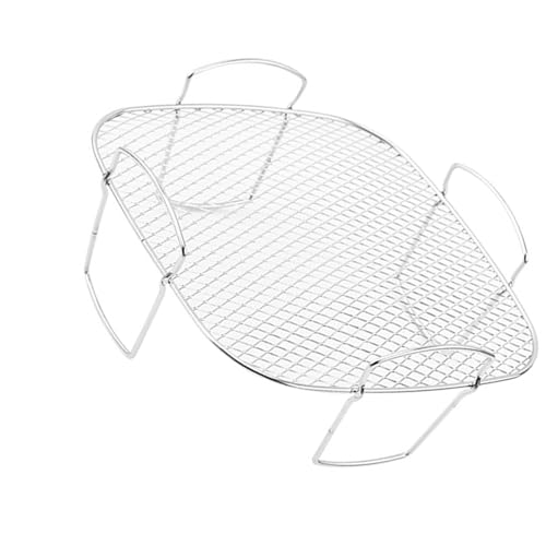 積み重ね可能な 304 ステンレス鋼調理グリッドエアフライヤー脱水機ラックキッチンベーキングアクセサリー防錆オーブンラック