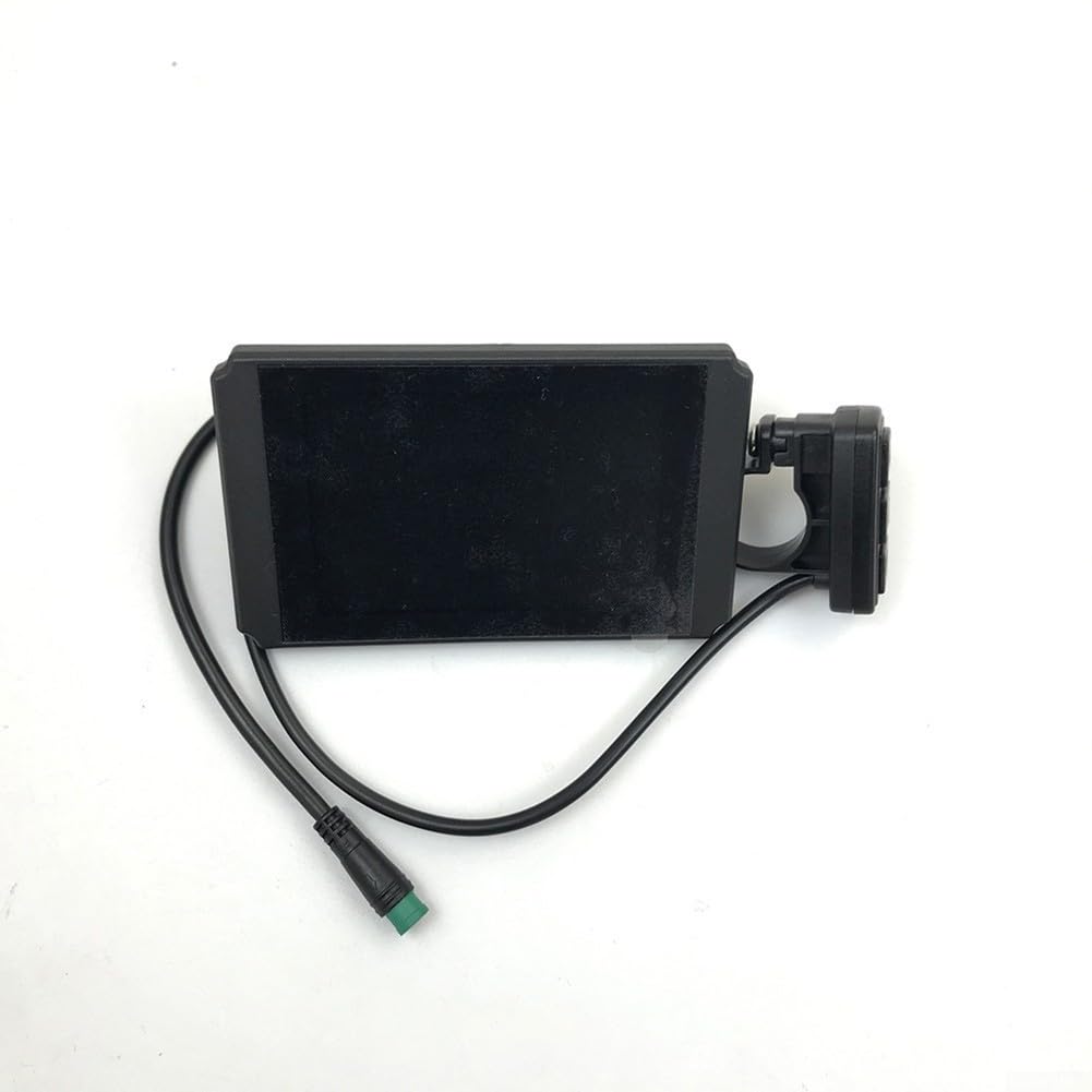 Compteur de vélo électrique étanche avec écran LCD pour KT LCD8H avec télécommande et support