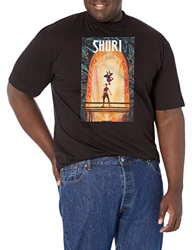 T-shirt Marvel Shuri Miles homme coton respirant anti-déformation