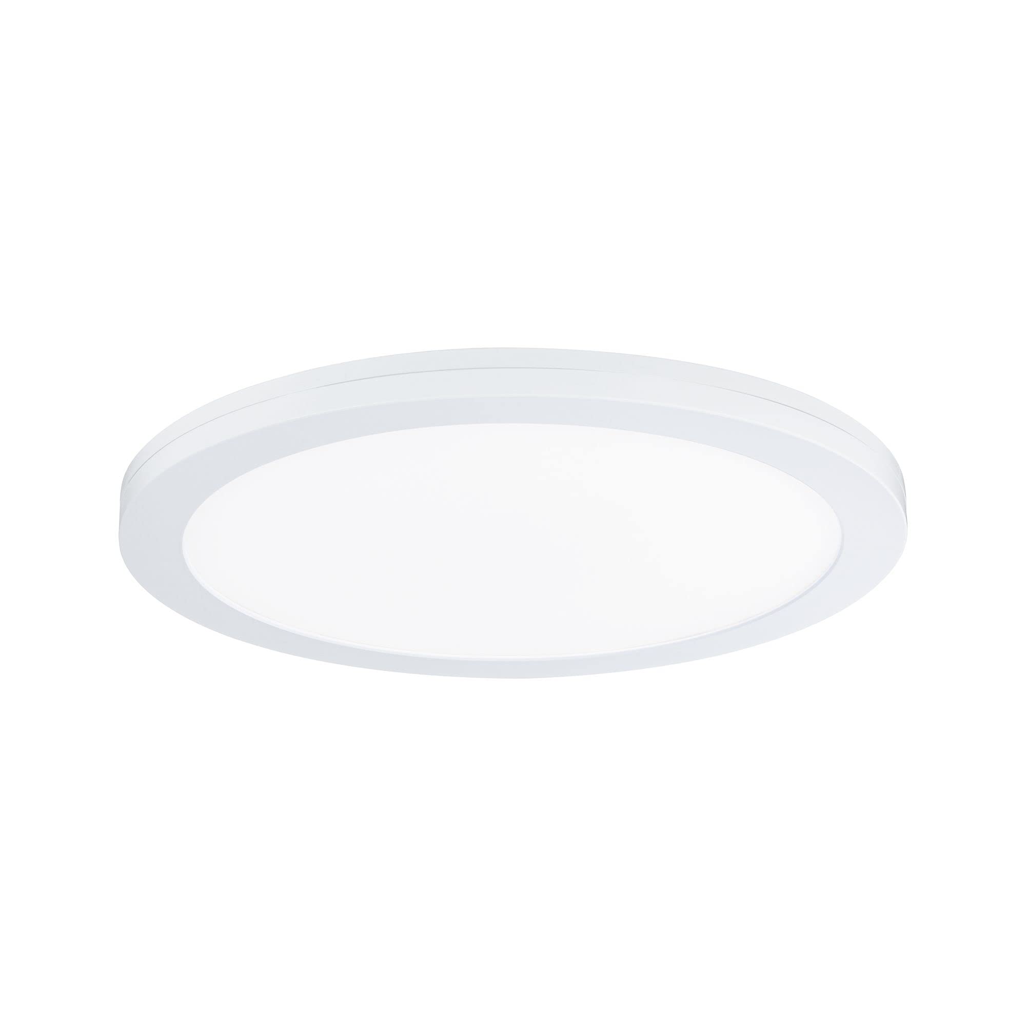 Paulmann 95390 Panel LED empotrable 2en1 Cover-it 330mm redondo incl. 1x22 W luz diurna blanco mate panel de luz plástico 4000 K
