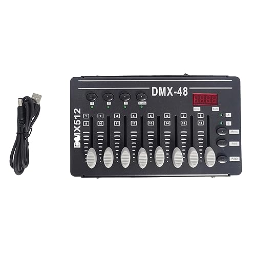 Dawafit Controlador DMX Mini DJ Luces Consola Control Dmx512 LED Luz de Escenario Proyector Cabeza...