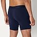 Amazon Essentials Men's Cotton Jersey Boxer Shorts Underwear, Pack of 5, Navy Blue/Blue/White, Small