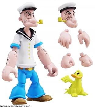 Amazon | [AC]BFS 1/12 ポパイ 白シャツポパイ 可動 アクション
